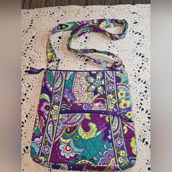 Vera Bradley Handbags - Vera Bradley Purple Paisley Bag, NWOT